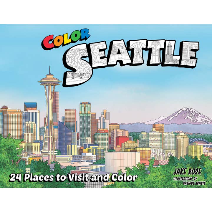 Livre de coloriage Color Seattle pour la vente par Color Our Town