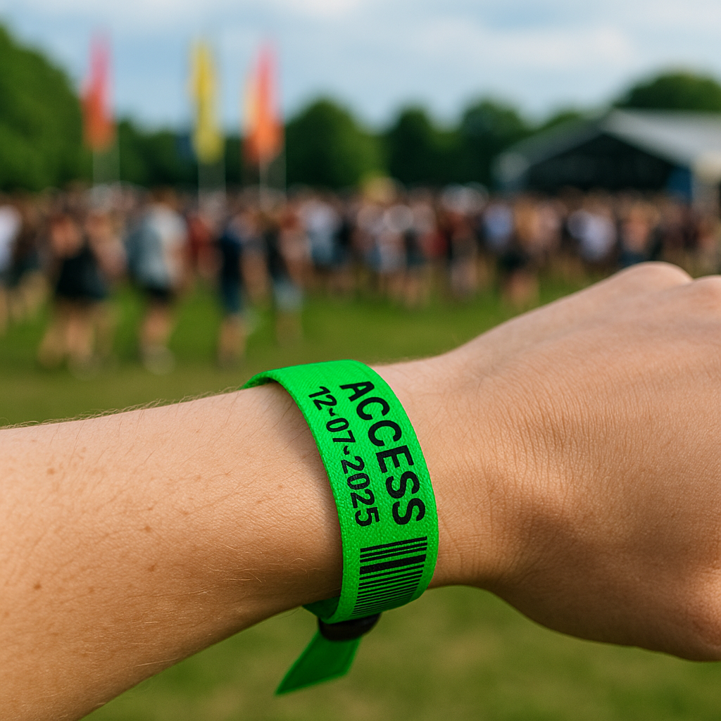 RapidWristbands - Wholesale Wristband - 200pc Custom Cloth Wristbands – Full Color Event Fabric Band1