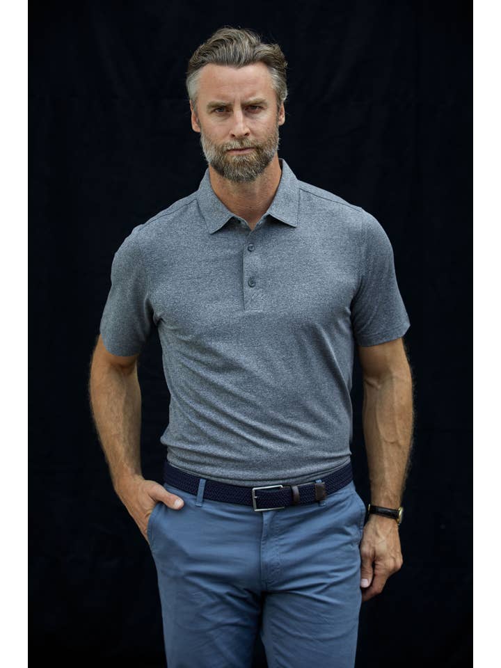 Cutter & Buck - Wholesale Polo - Men's - Cutter & Buck Forge Heathered Stretch Mens Polo5