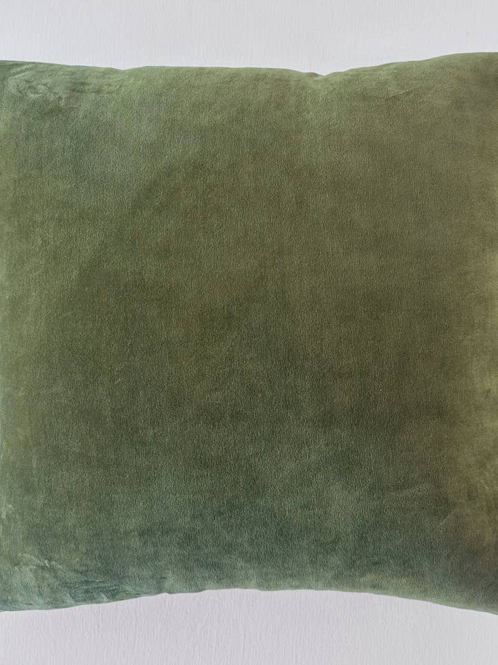 Cotton velvet cushion cover - Velvet Forest cushion for wholesale by SISOMDOS