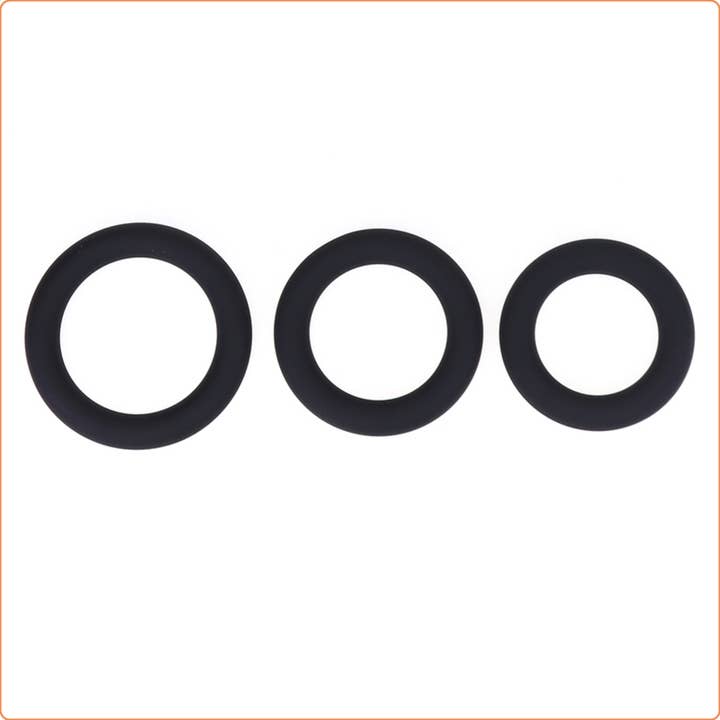 Cock Ring Trio 3 Pack for wholesale by Plesur Body Products