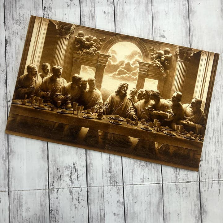 The Last Supper 3D (Laser engraved) for wholesale by Oops I Inked