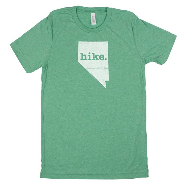 hike. Men's Unisex T-Shirt - Nevada for wholesale by Home State Apparel
