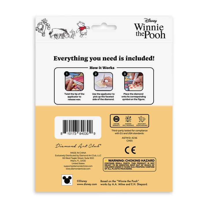 Diamond Art Club - Wholesale DIY Craft Kit - Sparkle Pals™ - Piglet4