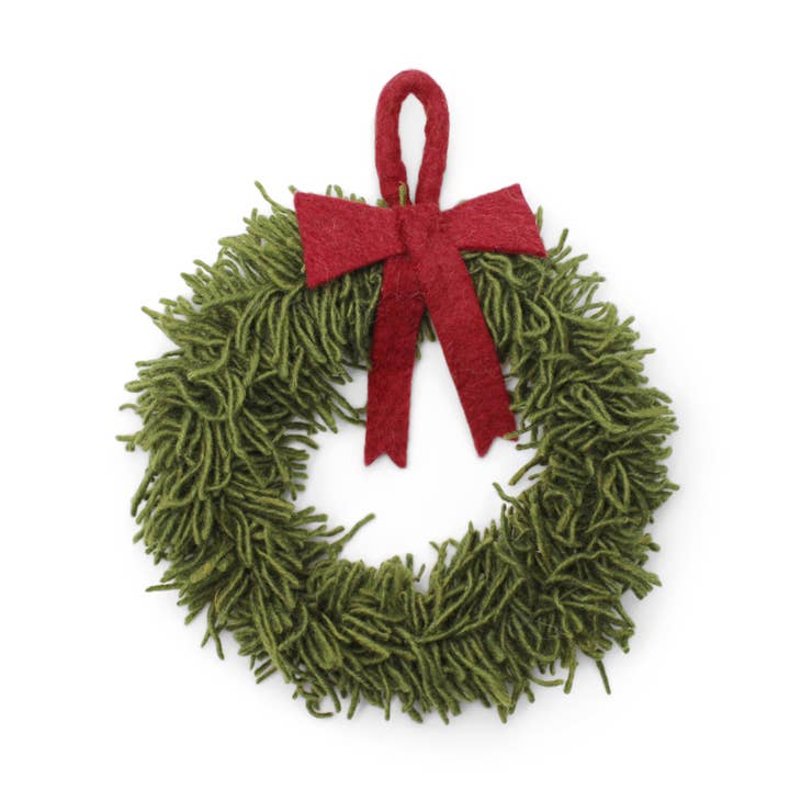 Petite couronne avec nœud rouge pour la vente par Gry and Sif