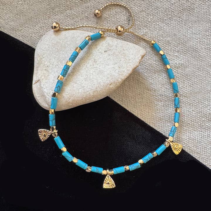 The Temple of Philae Bracelet- Adjustable for wholesale by Memento Mori Designs NYC