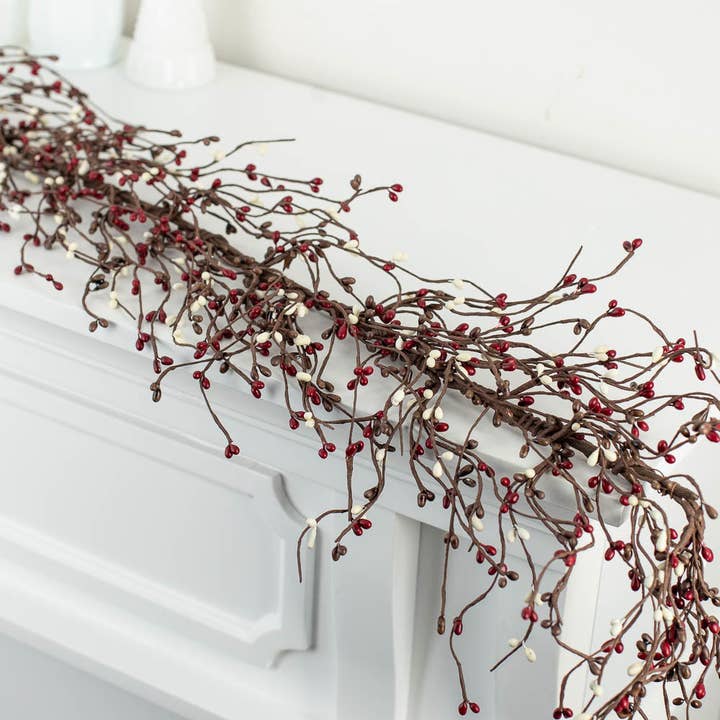 Factory Direct Craft - Wholesale Bunting/Garland - 54" Pip Berry Garland - Select Color