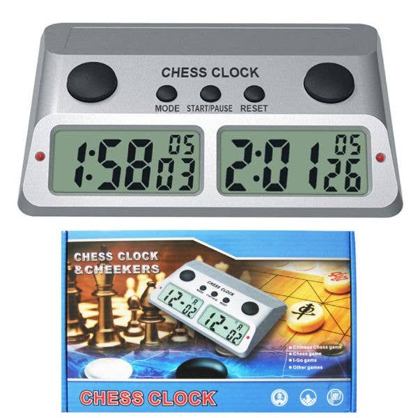 St. Louis Wholesale LLC - Wholesale Timer - The Chess Clock - Mulit-Function Gaming LCD Screen Gaming