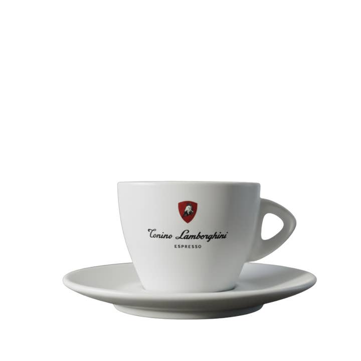 Tasses et soucoupes à café Tonino Lamborghini - Édition Blanche pour la vente par Tonino Lamborghini