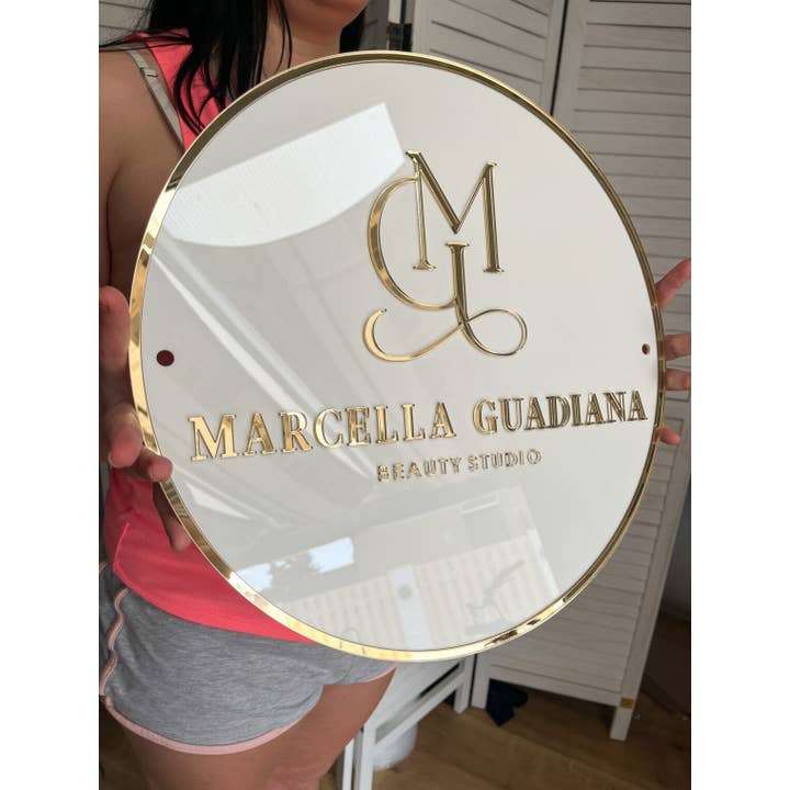 Lasartify – wholesale Wall sign – Round Business Sign