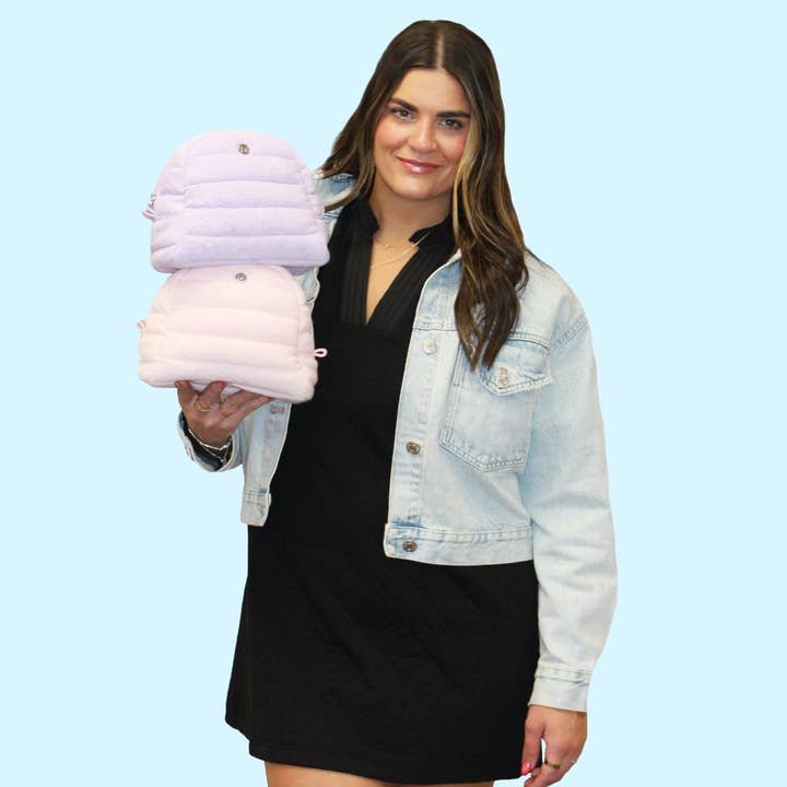 Lemonbella - Wholesale Makeup/Cosmetic Bag - Emme Terry Luxe Irene Cosmetic Bag Pink Sugar1