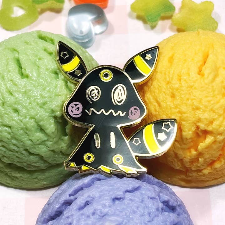 Naytendo - Wholesale Lapel Pin/Button - Pokemon Mimikyu Umbreon Enamel Pin Anime