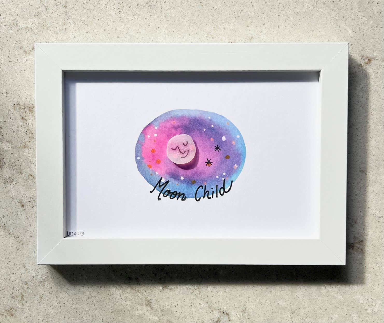 Sook & Hook - Wholesale Art Print - Moon Child Sea Glass Art1