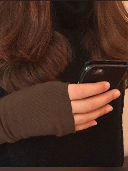 Cashmere hand warmer gloves brown for wholesale by PRATI