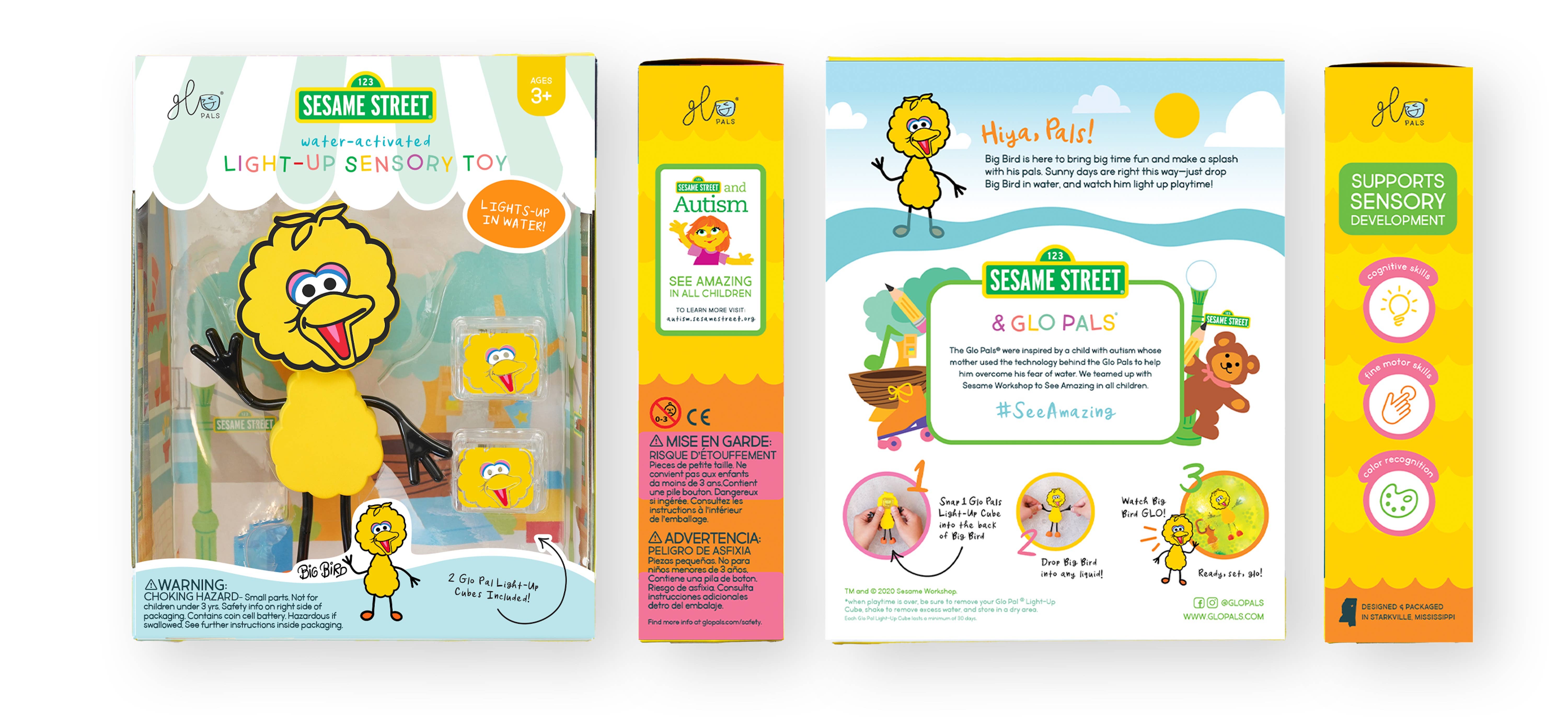 Glo Pals - Wholesale Toy Set - Kids - Big Bird - Sesame Street Character6