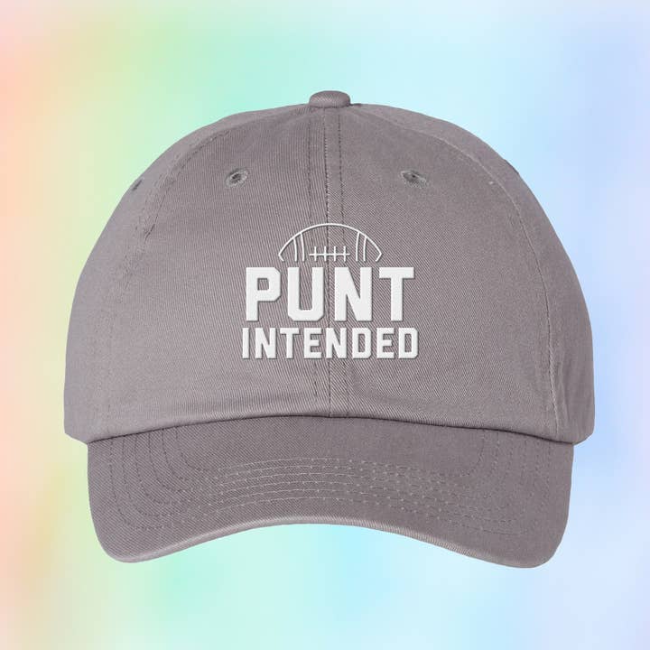 Casquette de papa brodée pour jeunes Punt Intended pour la vente par Itsy Bitsy Bella Co