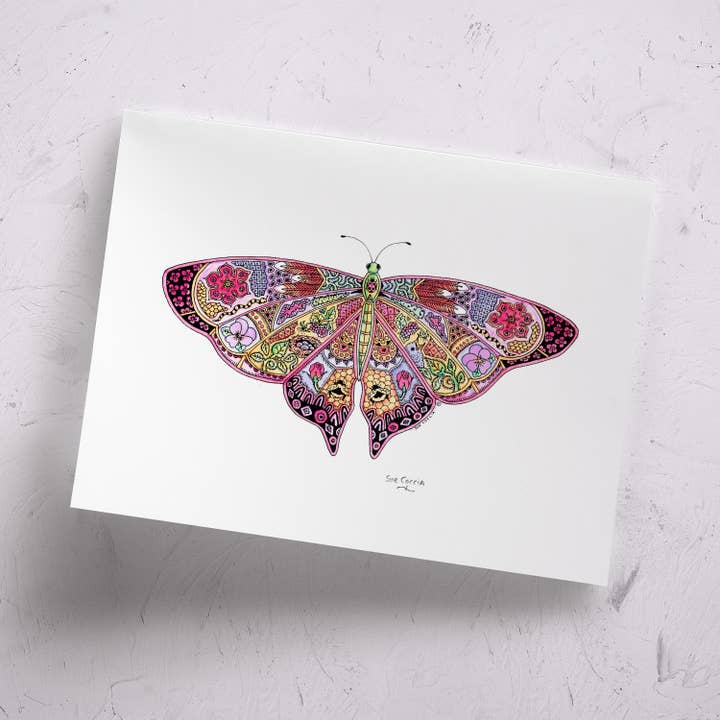 Imprimé Papillon Signé pour la vente par EarthArt International