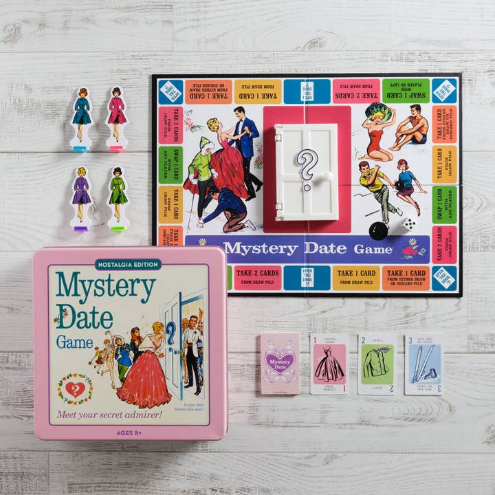 WS Game Company - Wholesale Board Game - Mystery Date Nostalgia Tin