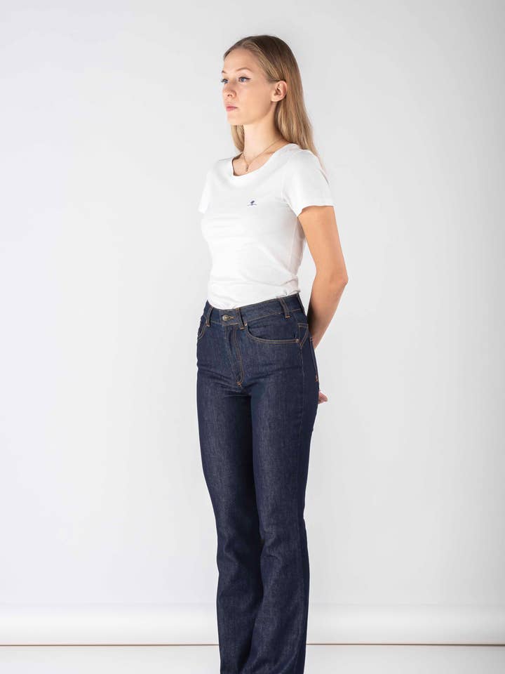 Daisy jeans met donkere laarzen voor wholesale door Par.Co Denim