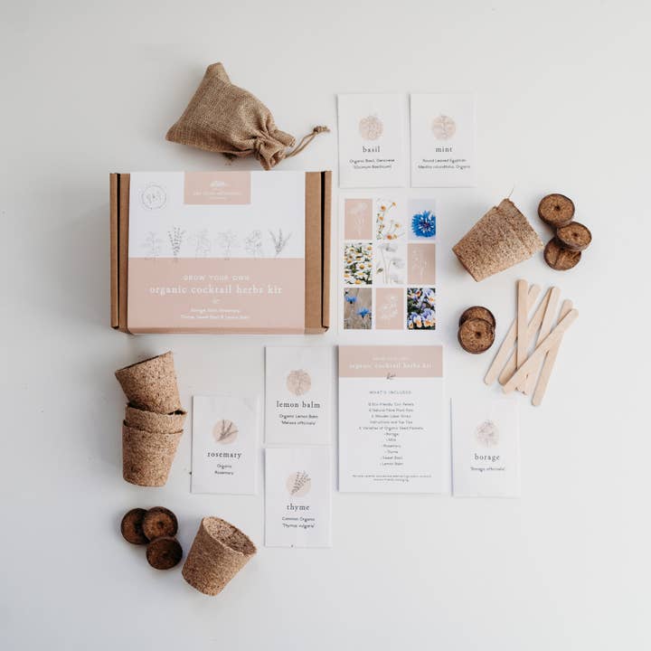 The Little Allotment Company – wholesale Plant seeds – Grow Your Own Cocktail Herbs Kit2