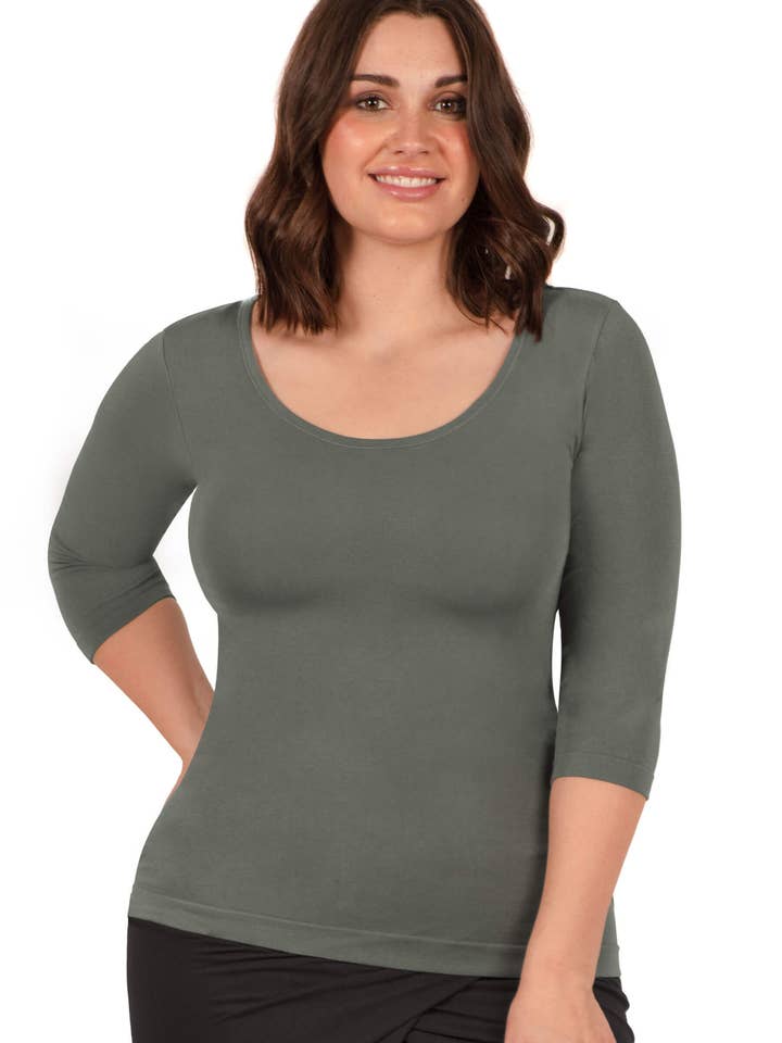 B Free AUSTRALIA - Wholesale T-Shirt - Women's - Bamboo 3/4 Sleeve Top11