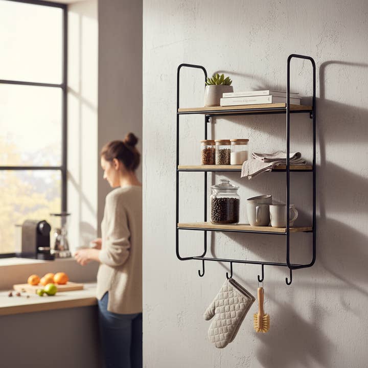 Wilco Home - Wholesale Wall Mounted Shelf - Ashton Three Tier Utility Wall Shelf5