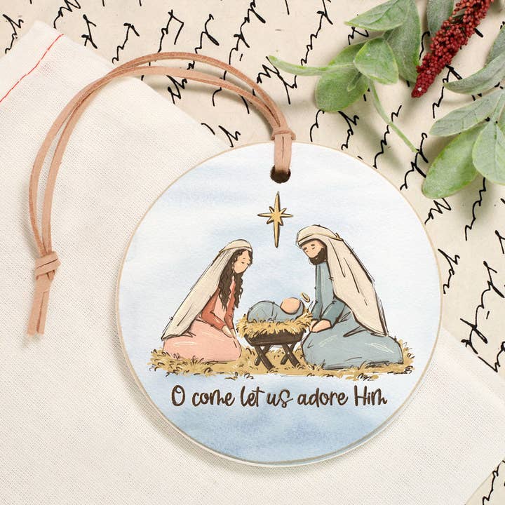 Christmas Ornament, Small Gifts, Nativity Ornament for wholesale by Clairmont & Co