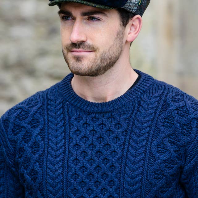 Mucros Weavers - Wholesale Newsboy/Schoolboy Hat - Men's - Patchwork Cap A
