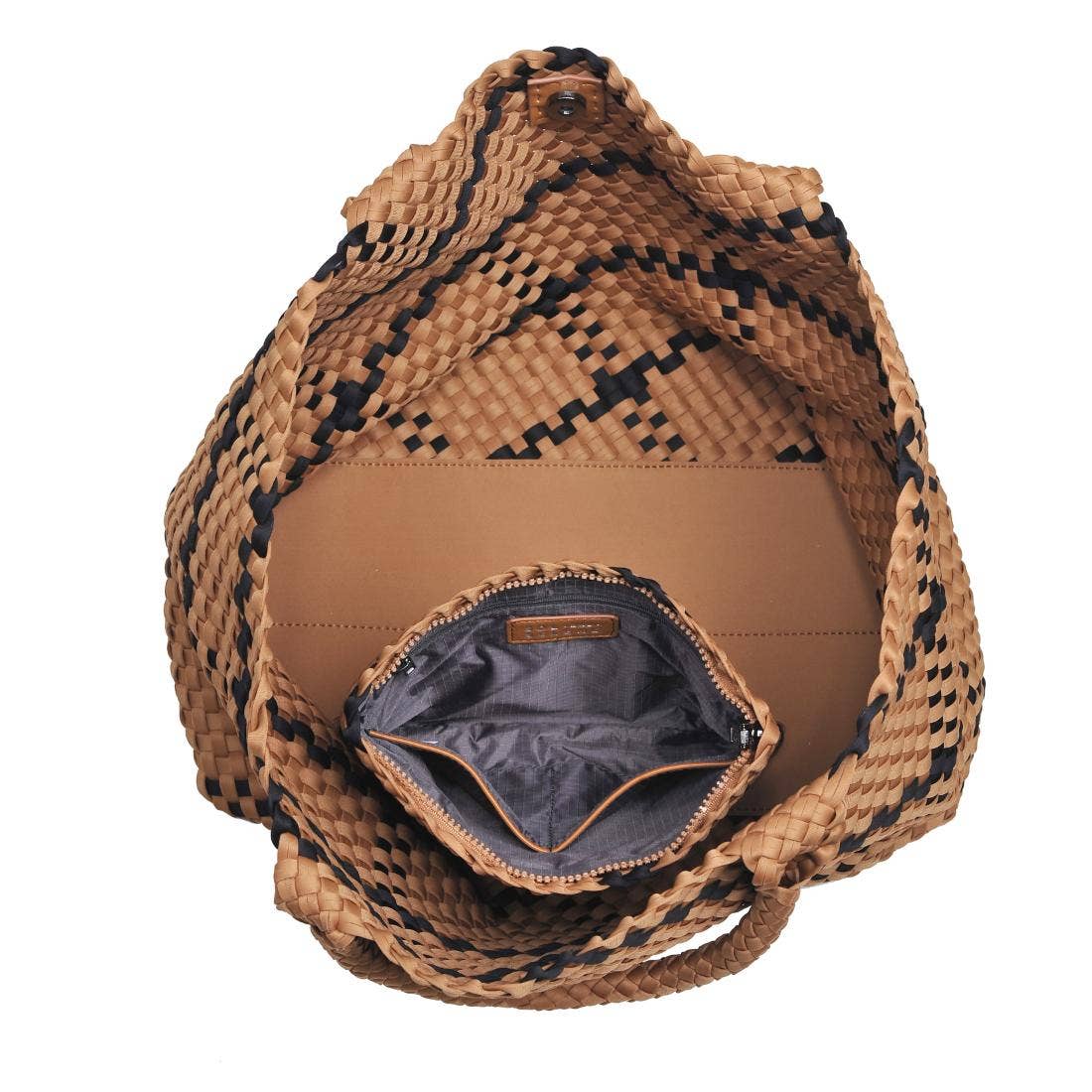 Sol and Selene – Großhandel Tragetasche – Damen – Große gewebte Neopren-Tasche "Sky's The Limit"167