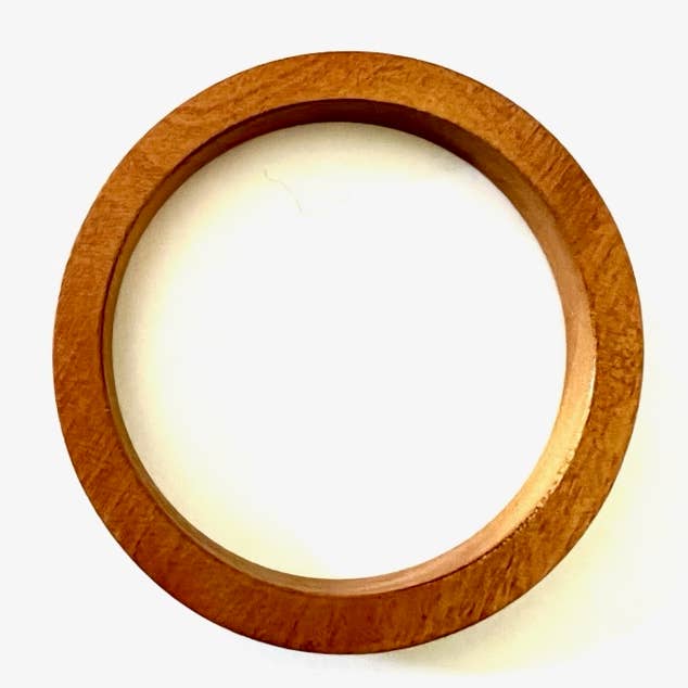 Erik & Mike - Wholesale Bangle Bracelet - Wood bangle 1/4" wide light colored wood