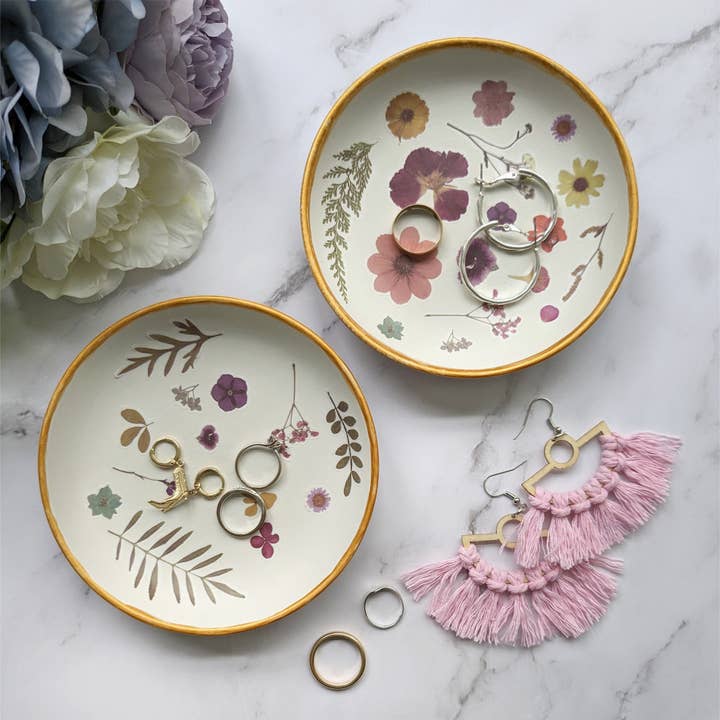 Robert Frederick Ltd - Wholesale DIY Craft Kit - Luxe Decor Craft Kit - Ceramic Trinket Dish