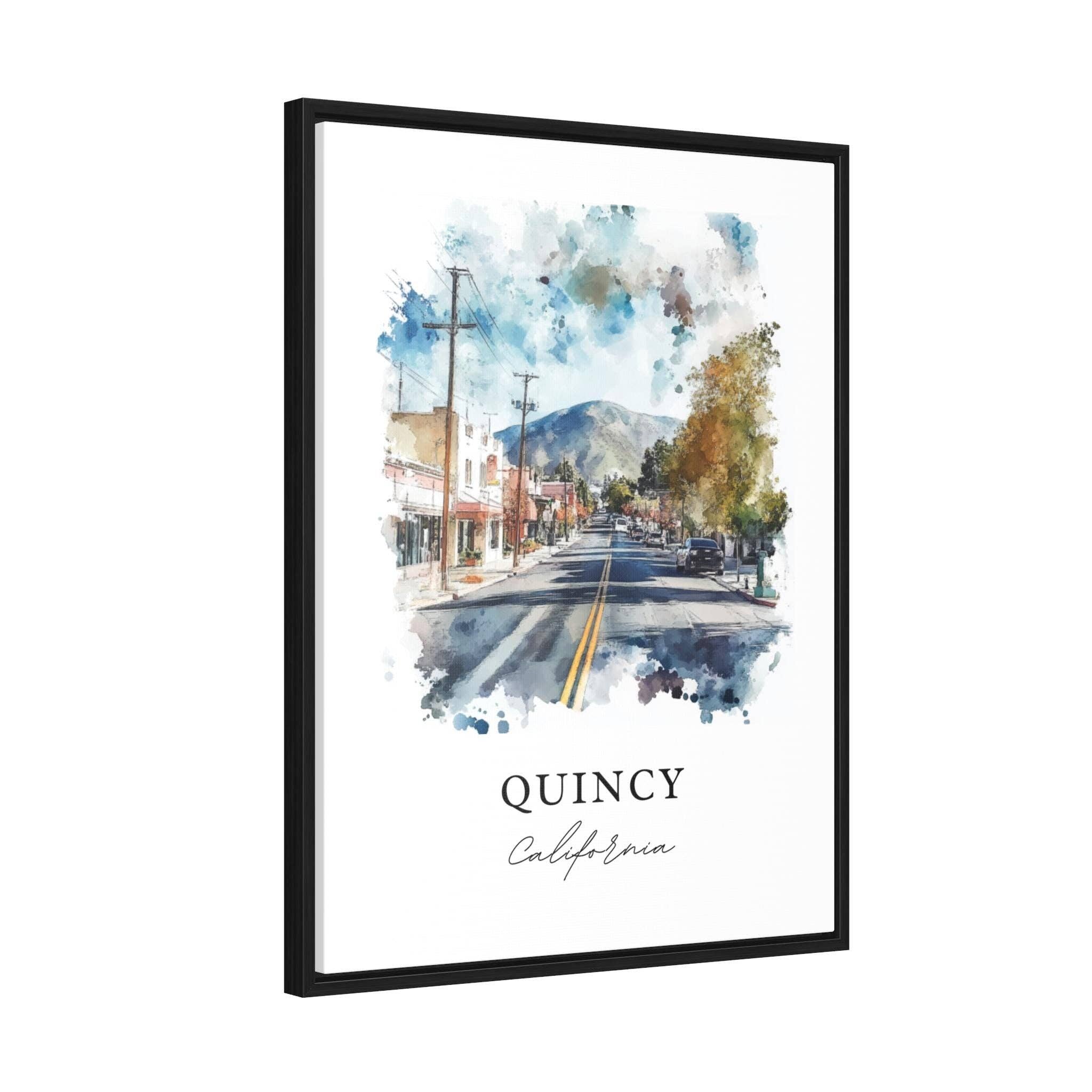 Premium Travel Art - Wholesale Art Print - Quincy CA Wall Art, Quincy California Print, Plumas County Cali Art, Quincy California Gift,5