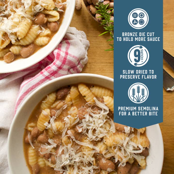 Sfoglini - Wholesale Pasta - Cavatelli, BULK 10 lb case, Organic Durum Semolina Pasta2