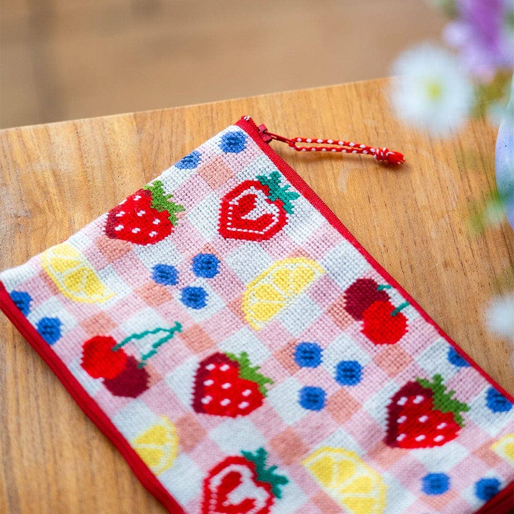 Craft Club - Vendita all'ingrosso Attrezzatura per ricamo/punto croce - FRUTTA MERCATO - Kit Astuccio Ricamo a Punto Croce11