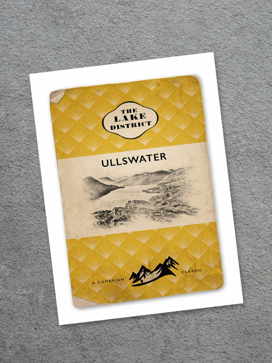 The Northern Line – wholesale Everyday greeting card – Ullswater 'Cumbrian Classic' -  Blank Greeting Card0