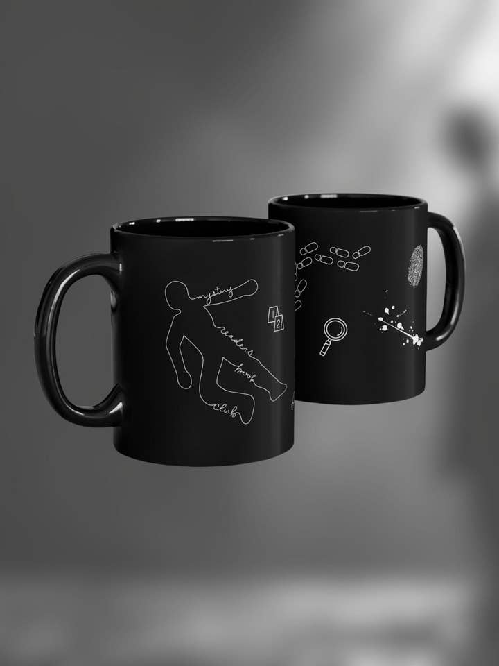 Mystery Readers Bokklubb Mugg för wholesale av Live Inside Pages Shop