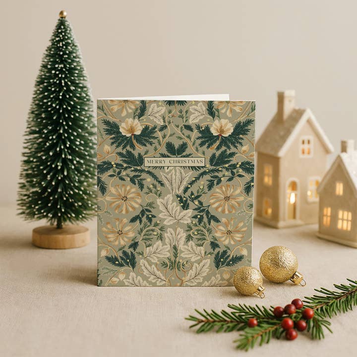 OLF - Wholesale Christmas Card - Vintage Motif Card1