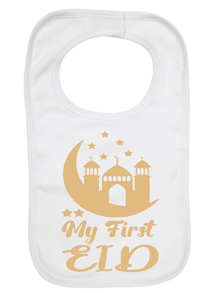 My First Eid - Bavettes pour garçons et filles pour la vente par Little Ratbag