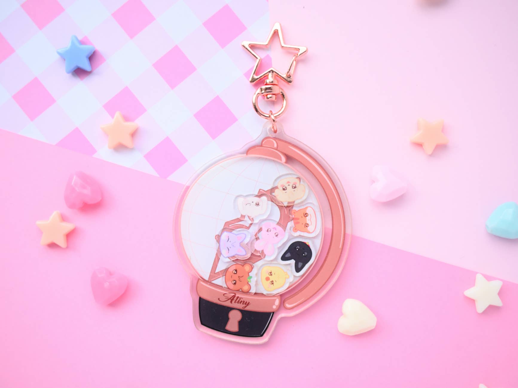 Kawineko - Vendita all'ingrosso Portachiavi - Donna - Portachiavi shaker Ateez e Stray Kids kpop - Accessori Kawineko4