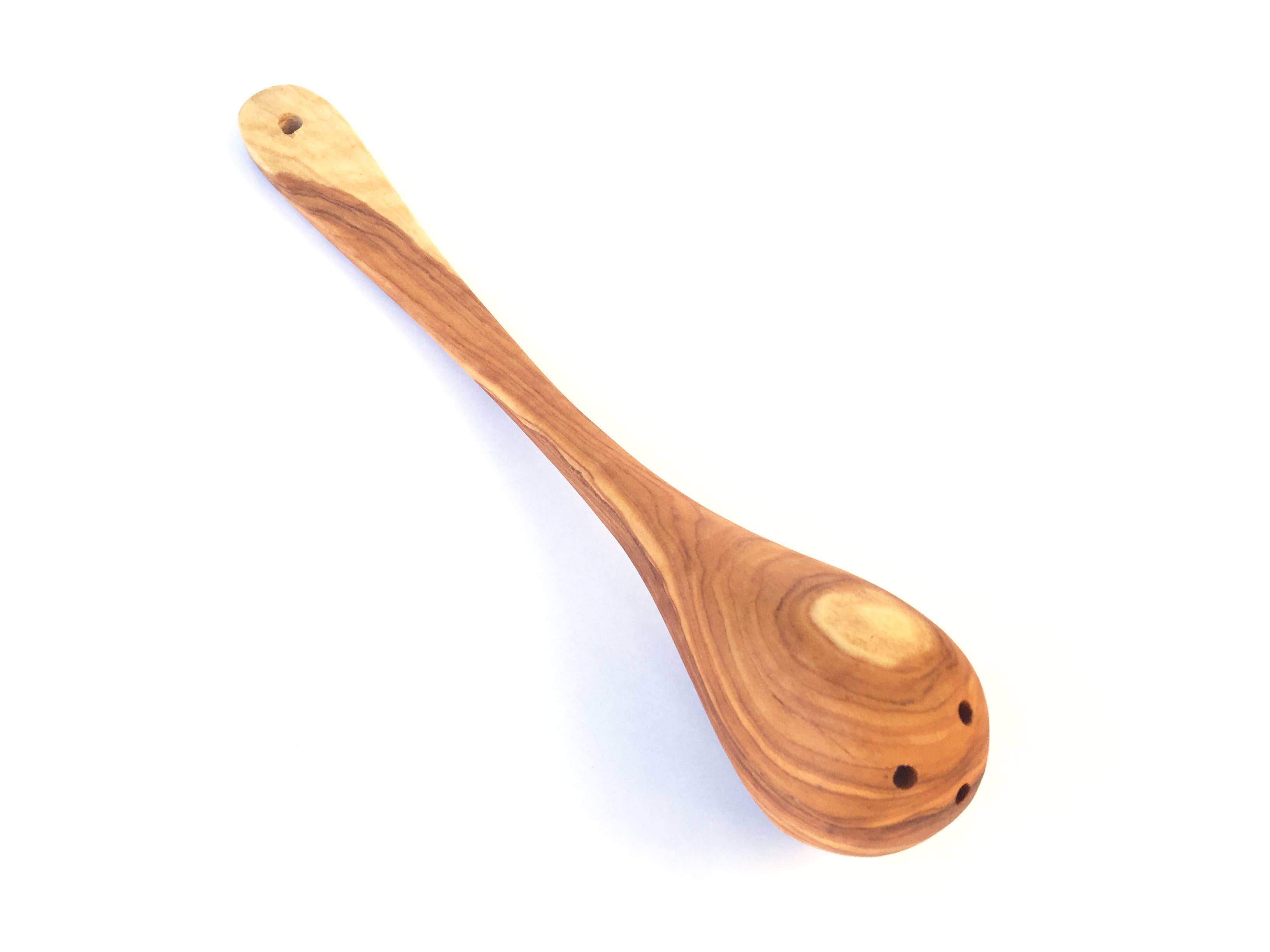medina mood - Wholesale Kitchen Spoon - ladle with holes olive wood ladle6