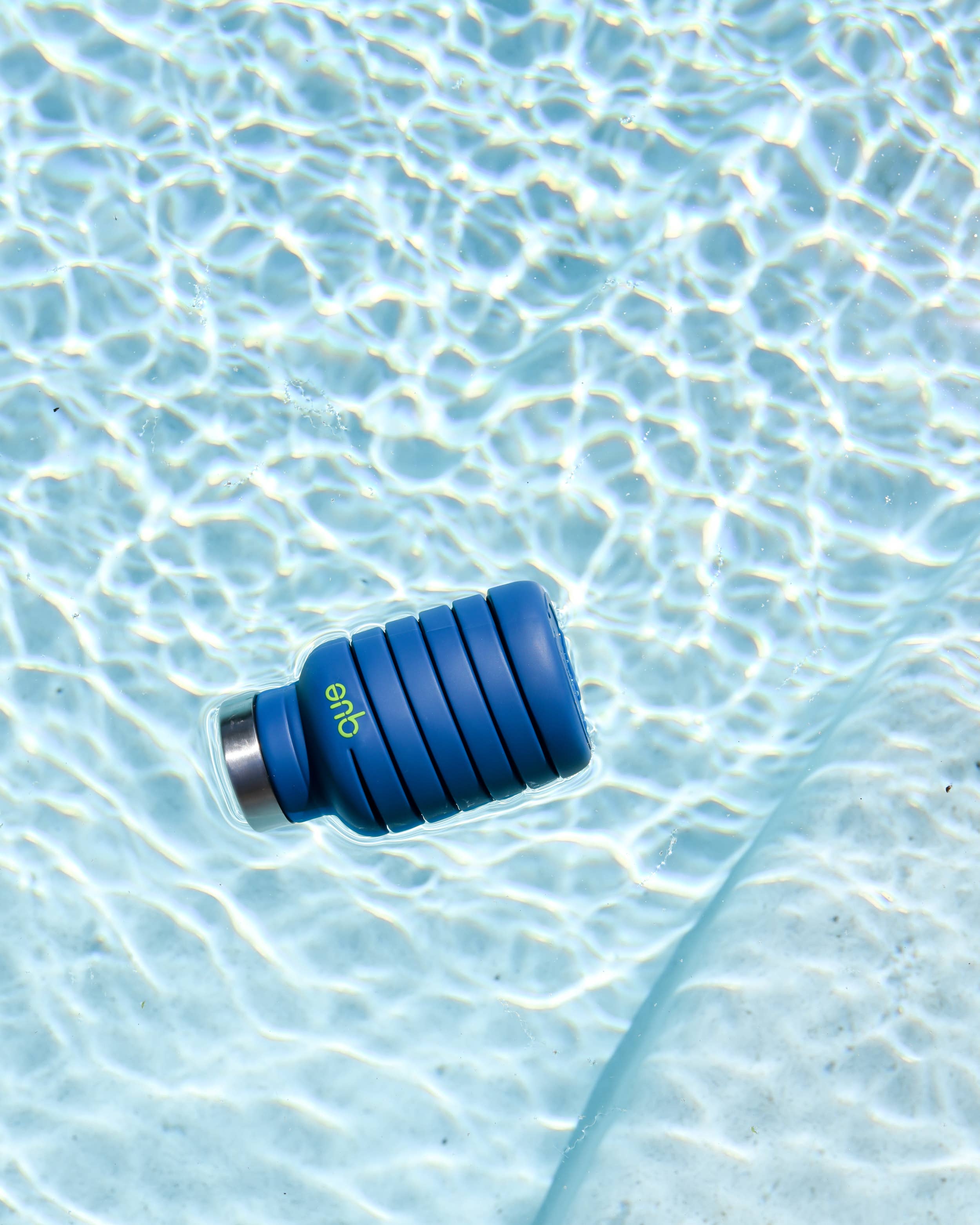 Que Factory - Vendita all'ingrosso Borracce - Borraccia pieghevole da 50,8 ml, colore: Blu notte2