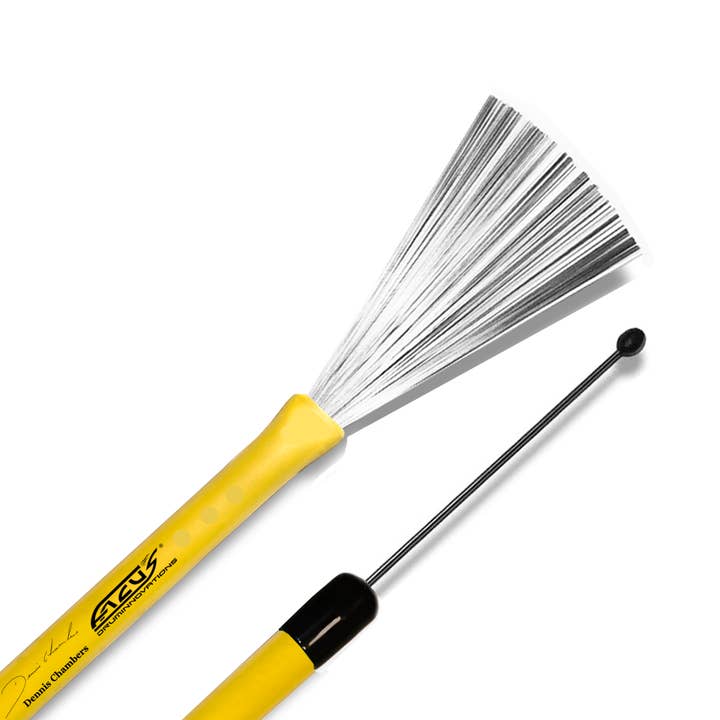 Dennis Chambers Signature Brushes for wholesale by Facus Drum Innovations