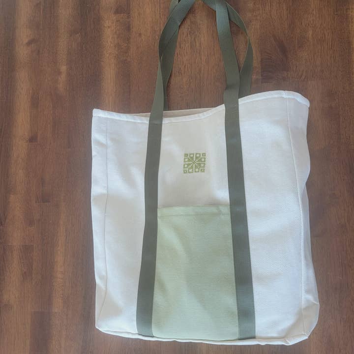 Darzah - Wholesale Tote Bag - Women's - Liyana Market Tote - Green7