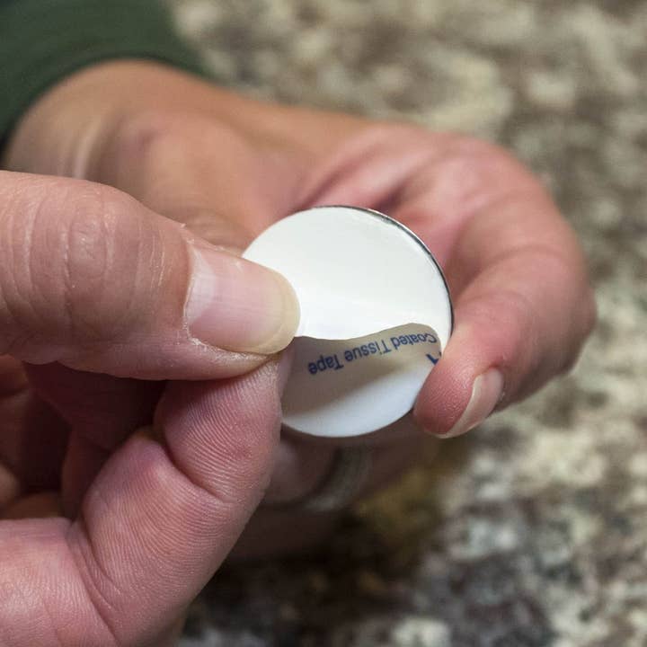 LitezAll - Wholesale Light Bulb/Puck - LitezAll Peel and Stick Metal Disc 5 Pack1