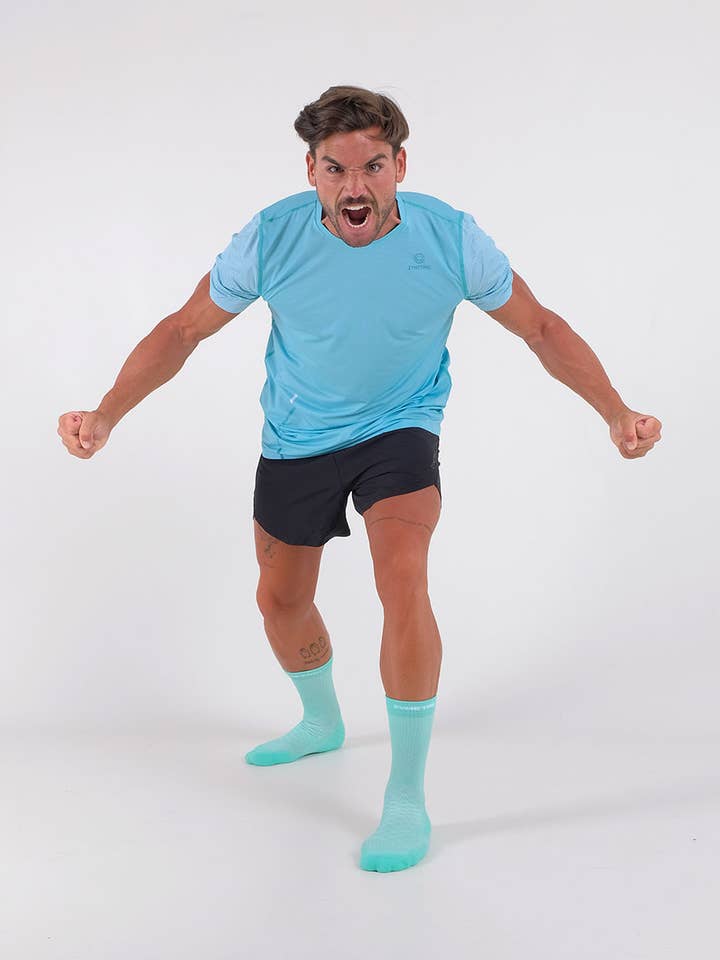 T-shirt Elements Aquamarine pour la vente par Zymetric