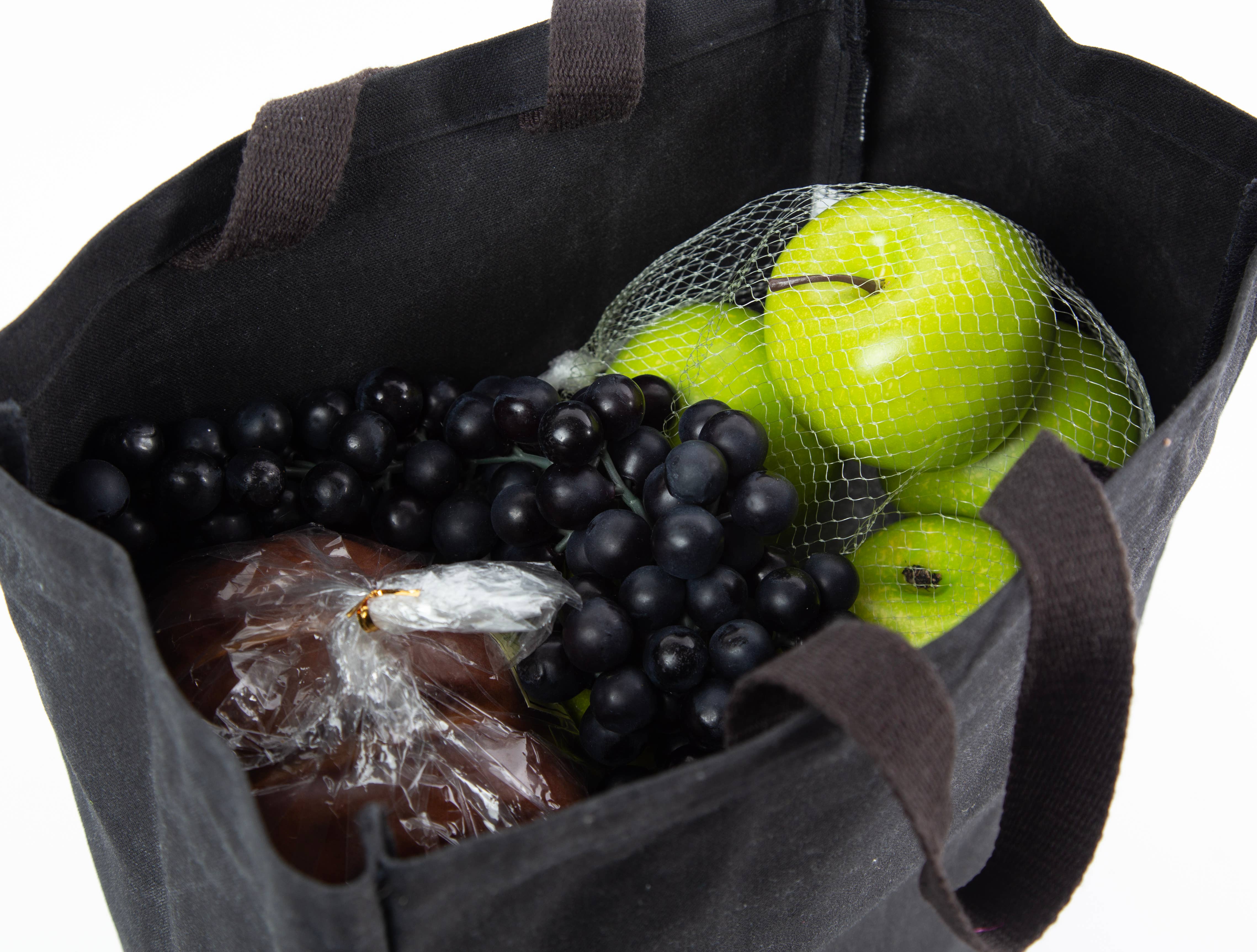 CB STATION - Wholesale Grocery/Shopping Bag - Waxed Canvas Market Tote11