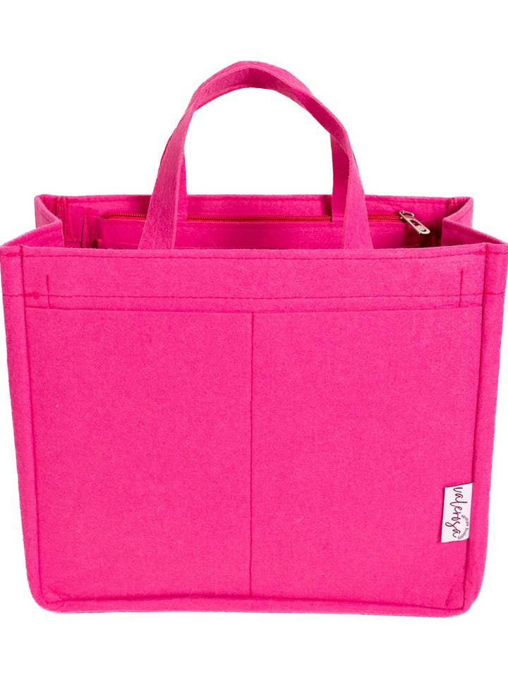 Organisateur de sac en feutre rose pour la vente par Valerosa