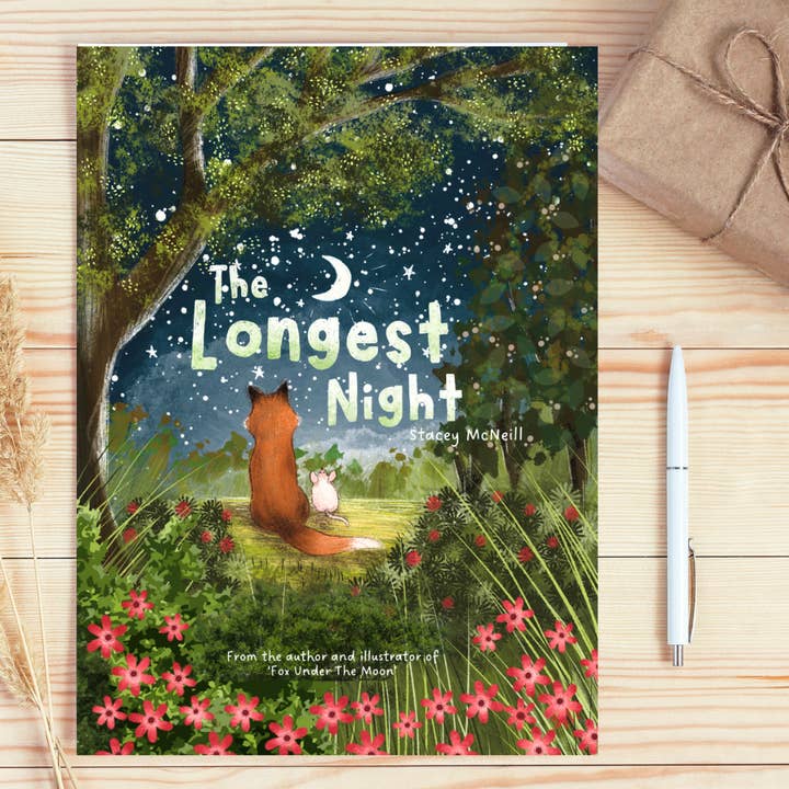'The Longest Night' Paperback Book + bookmark for wholesale by Fox Under The Moon