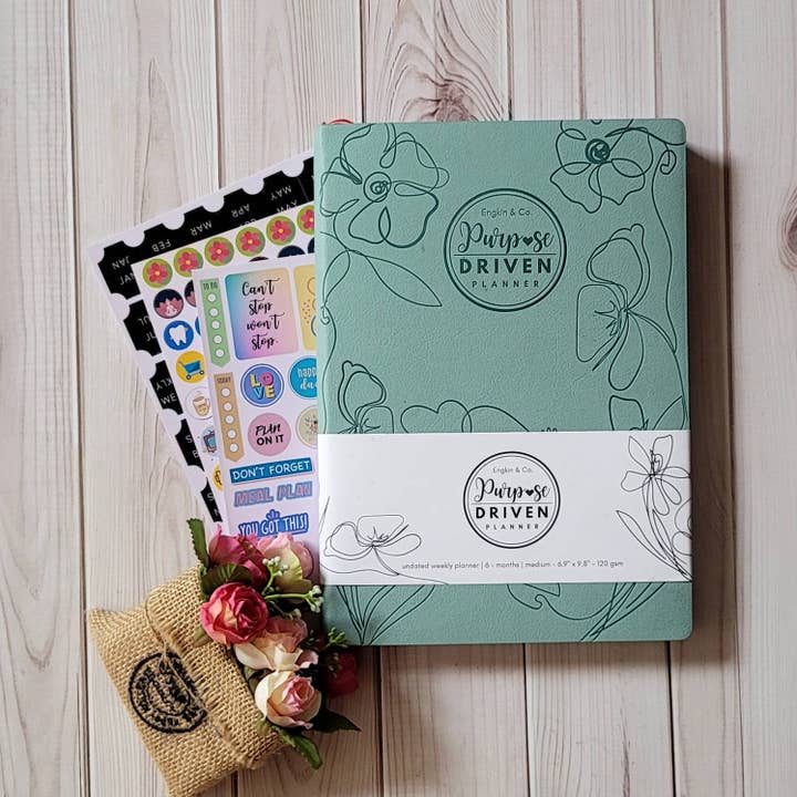 ADHS Productivity Life Papierplaner für Schüler, Grün für den Großhandel von #BehindTheSuccessPlanner