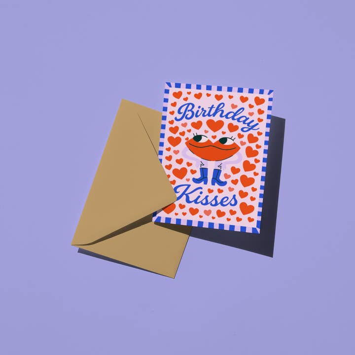 Soko Says - Wholesale Birthday Card - Birthday Kisses Card1